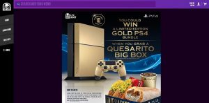 TacoBell.com/WinPS4 - Taco Bell and PlayStation Game