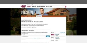 www.DIYnetwork.com/AMDLGiveaway - America’s Most Desperate Landscape Giveaway