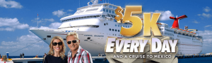 Wheel Watchers Club SPIN ID $5K Every Day Cash Giveaway