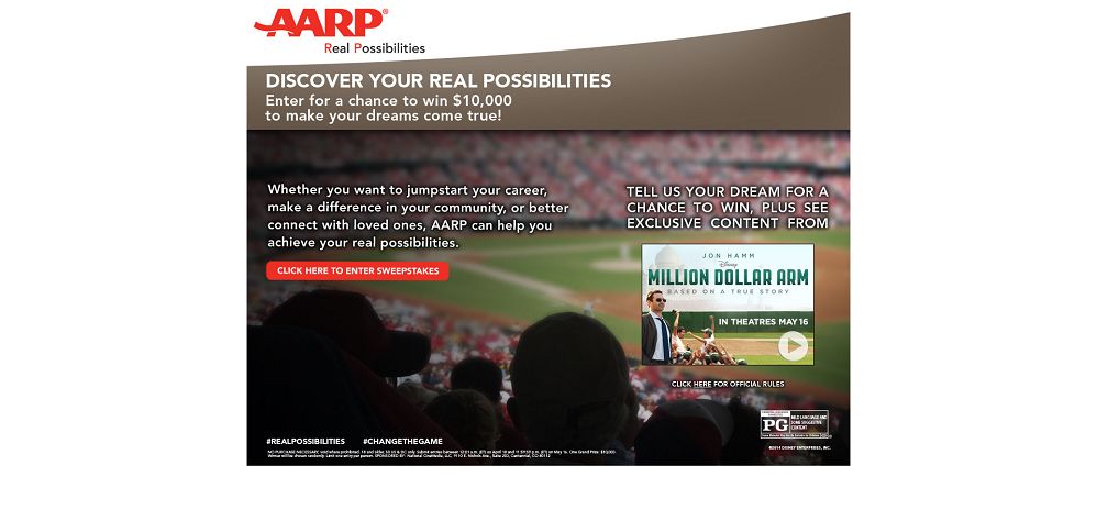 AARP Real Possibilities Sweepstakes