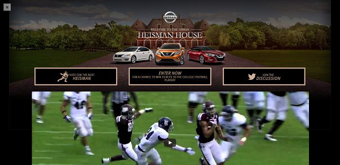 Heisman vote nissan #2