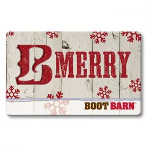 BootBarn gift card