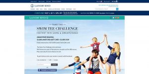 Lands' End Swim Tee Challenge Promotion