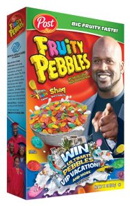 fruity pebbles Shaq