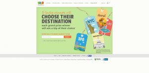 Coupons.com Choose Your Destination Sweepstakes