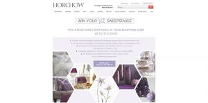Horchow Win Your Shopping Cart Sweepstakes