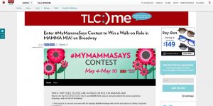 TLC #MyMammaSays Contest