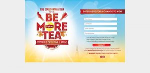 Lipton Be More Tea Sweepstakes (BeMoreTeaFestival.com)