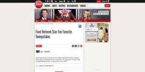 Food Network Star Fan Favorite Sweepstakes