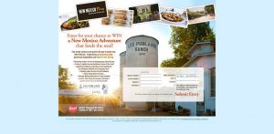 New Mexico Tourism Taste New Mexico True Sweepstakes