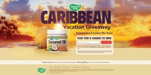 Nature's Way Caribbean Vacation Giveaway Instant Win and Sweepstakes