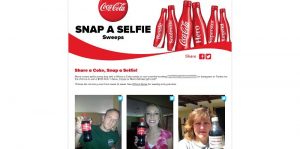 Coca-Cola's Snap A Selfie Sweepstakes