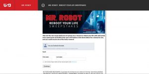 Mr. Robot Reboot Your Life Sweepstakes presented by Self/less