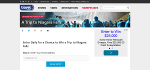 Travel Channel July 2015 Sweepstakes