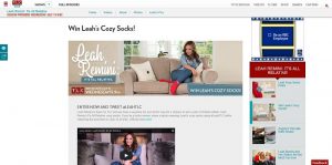 TLC's Leah Cozy Socks Sweepstakes (TLC.com/Leah)