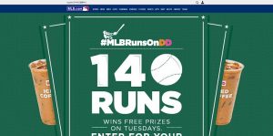 MLB.com Runs on Dunkin Sweepstakes