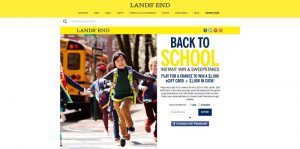 Lands' End Back To School Sweepstakes