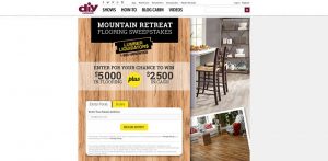 DIYNetwork.com/MountainRetreatFlooring - DIY Mountain Retreat Flooring Sweepstakes