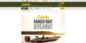 Cabela's Ranger Boat Giveaway