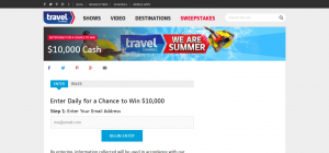 Travel Channel We Are Summer Sweepstakes