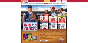 MLB and Kellogg's Catch Every Game Online Instant Win Game