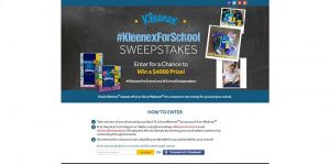 #KleenexForSchool Sweepstakes
