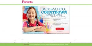 Parents.com Back-to-School Countdown Sweepstakes