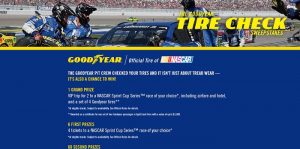 Goodyear Tire Check Sweepstakes