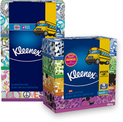 kleenex back to school