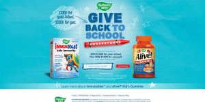 Nature's Way Give Back to School Sweepstakes