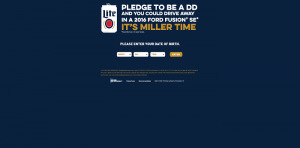 MillerLiteResponsibility.com - Miller Lite Designated Driver Sweepstakes 2016