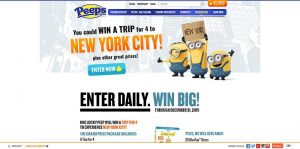 Just Born's PEEPS Minions Win A Trip To NYC Sweepstakes