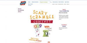 Scary Recipe Scramble Contest