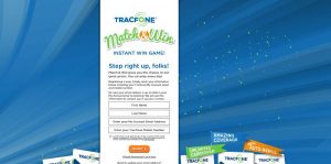 TracfoneMatchNWin.com - TracFone Match And Win Instant Win Game