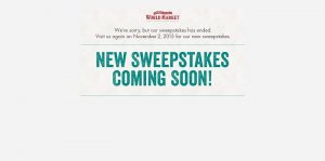 World Of Market Sweepstakes