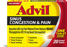 advil sinus congestion pain