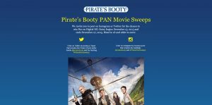 Pirate's Booty PAN Movie Sweepstakes