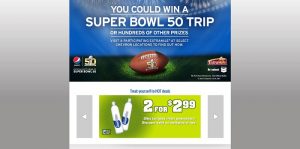 Pepsi Super Bowl 50 Sweepstakes at Chevron ExtraMile