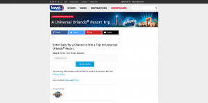 Travel Channel Universal Orlando 2016 Sweepstakes