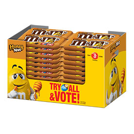 m&m's vote honey nut