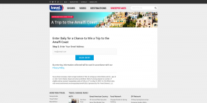 Travel Channel Sweepstakes 2016: Amalfi Coast