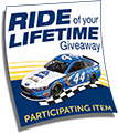 Albertsons Ride of Your Lifetime Giveaway Tag