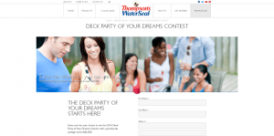 Thompson’s WaterSeal Deck Party of Your Dreams Contest 2016