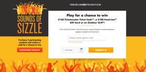 FoodLion.com/Sizzle - Food Lion Sounds Of Sizzle Instant Win Game