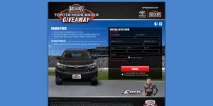 ResersRacing.com - Reser's Toyota Highlander Giveaway