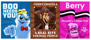 Monster Cereals 2016 Campaign Posters