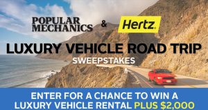 PopularMechanics.com/Hertz - Popular Mechanics Hertz Sweepstakes 2016