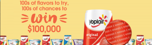 Yoplait.com/100Ways For A Chance To Win $100,000