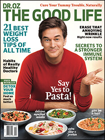 Dr. Oz. The Good Life Magazine Cover