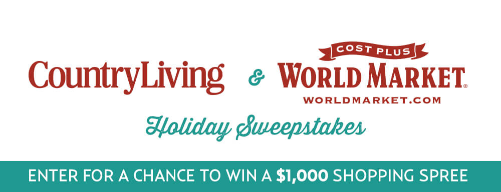 Country Living World Market Sweepstakes (CountryLiving.com/WorldMarket)